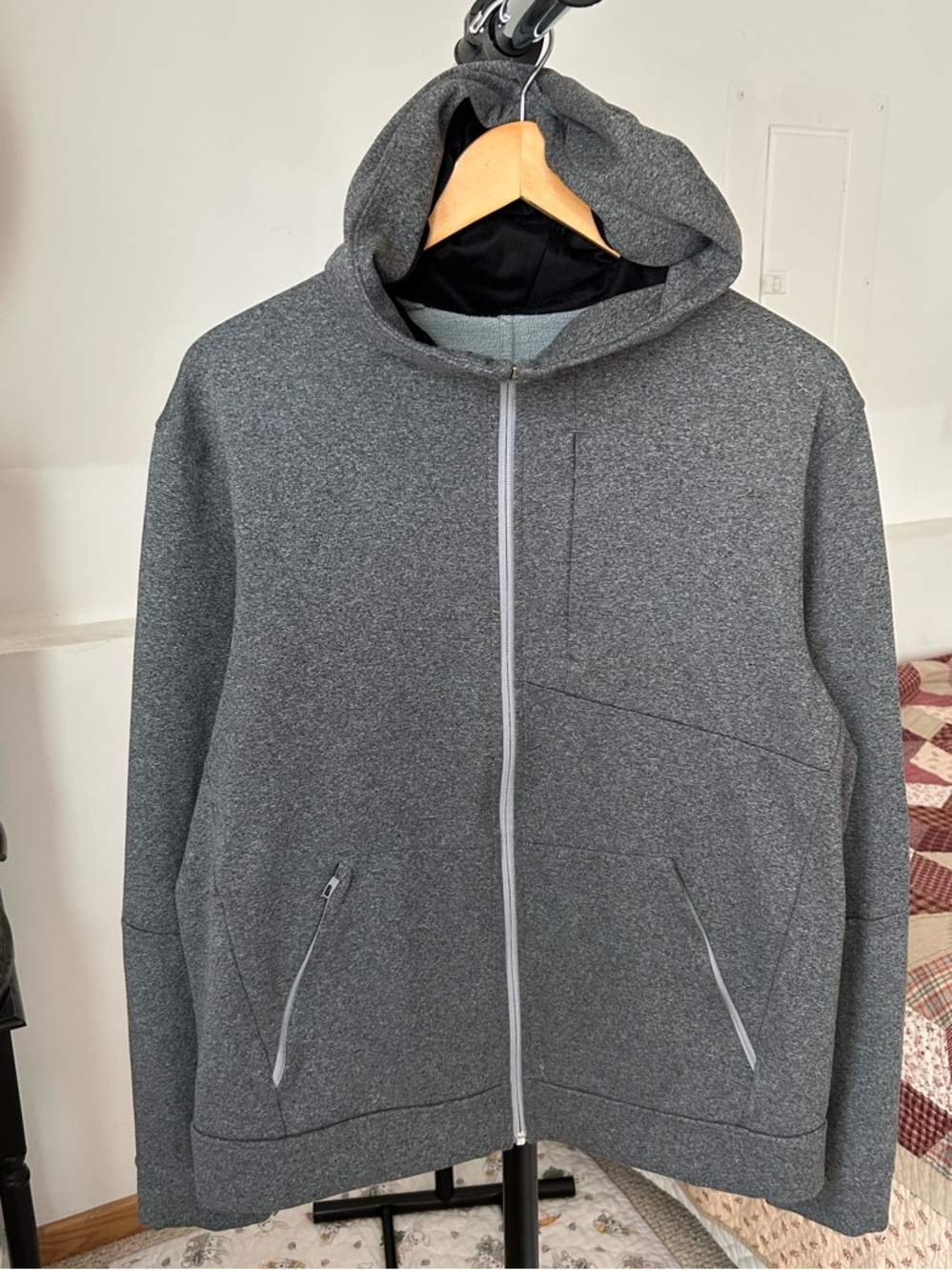 Lululemon City Sweat Zip Hoodie Sweatshirt Thermo Gray Men’s Large